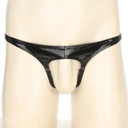 Faux Leather Underwear