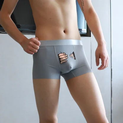 Funny Print Comfy Boxer Briefs - Image 3