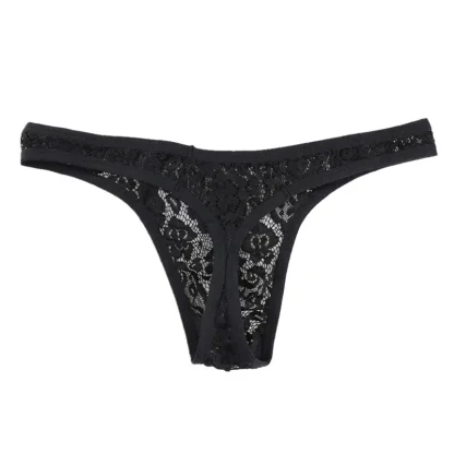 See-through Lace Men's Thong - Image 7