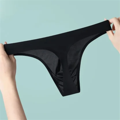 Seamless Fitness Solid Thong - Image 2